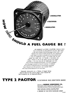 Fasteners: Simmonds Type 2 Pacitor Fuel Contents Gauge