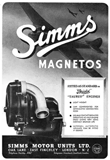 Magneto: Simms Aero-Engine Magnetos