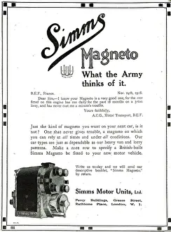 Magneto: Simms Aero Engine Magnetos