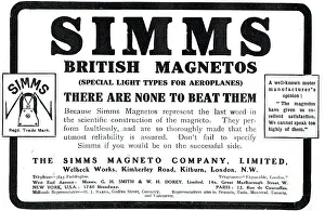 Magneto: Simms British Aeroplane Magnetos - None Better