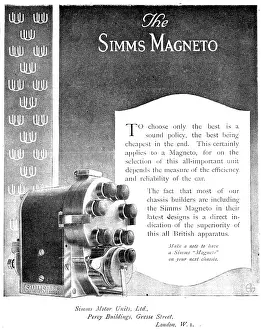 Simms WW1 Aero Engine Magnetos