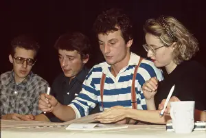 Monika: Simon Panek - Monika Pajerova - students - strike