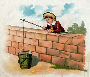 Rhyme: Simple Simon fishing in a bucket