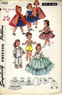Simplicity: Simplicity pattern for doll's clothes
