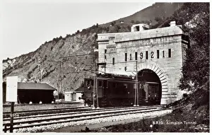 Simplon: The Simplon Tunnel at Brig, Switzerland