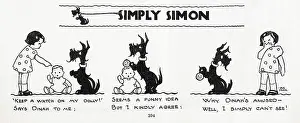 Verbal: Simply Simon Cartoon Strip by Iris Chick