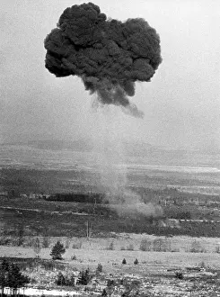 28cm: Simulation of a nuclear strike on the US military training a