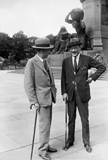 Sinclair: Sinclair Lewis and Count Karoly in Berlin, 1928