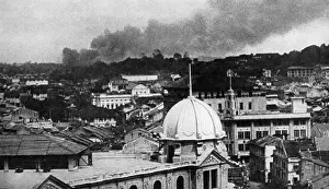 Singapore after air raid