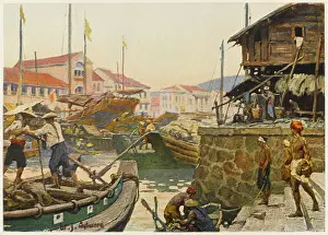 Barter: SINGAPORE HARBOUR SCENE