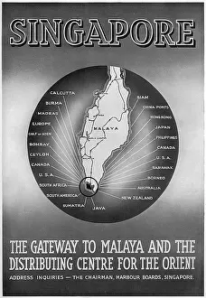 Inquiries: Singapore poster, 1936