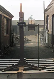 The Battersby Collection: Singeing machine at hatworks