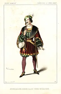 Comique: Singer and author Marius-Pierre Audran as
