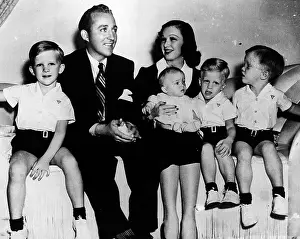 Dixie: Singer Bing Crosby At Home