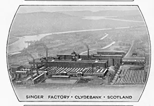 Clydebank: Singer Sewing Machines - factory in Clydebank