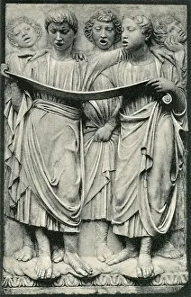 Choristers: Singers - bas relief by Luca della Robbia