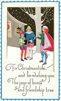 Songs: Singing carols in the snow