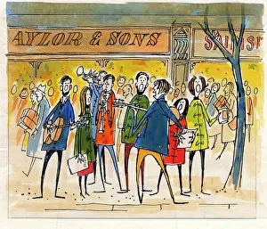 Carols: Singing Carols in the street