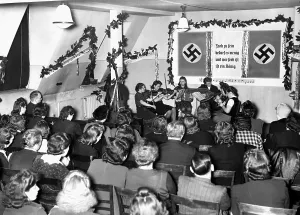 Lute: Singing of folk songs, 1942