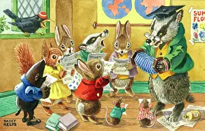 Racey: Singing Practice - badger singing teacher