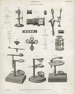 Longman: Single microscope mechanisms and parts