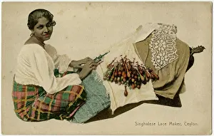 May16: Sinhalese Lace Maker - Sri Lanka