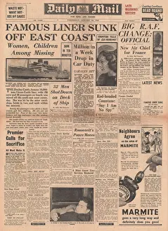 Dunbar: Sinking of Dunbar Castle