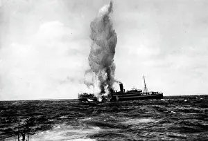 Raiding: Sinking of the english merchant and passenger ship Falaba