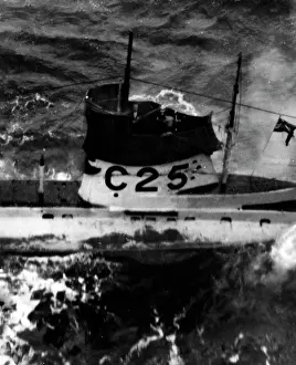 Raiding: Sinking of an English ship in World War I