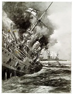 Scharnhorst: Sinking of the German battleship Scharnhorst, WW1