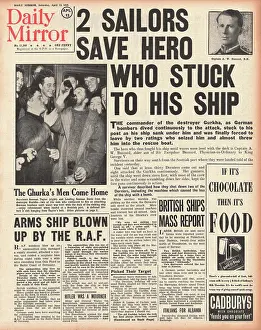 Gurkha: Sinking of HMS Gurkha and survivors