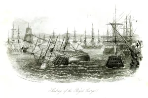 1780s: Sinking of HMS Royal George at Spithead