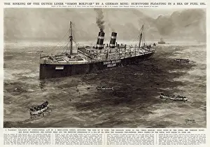 Bolivar: Sinking of the Simon Bolivar by G. H. Davis