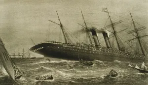 Oregon: Sinking of the steamship SS Oregon