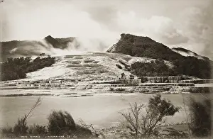 Overlooks: Sinter terraces at Lake Rotomahana