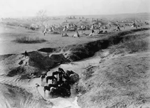 Westward: Sioux Camp at Pine Ridge, 1891