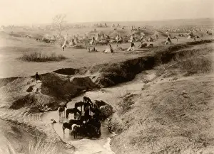 Westward: Sioux Camp at Pine Ridge, 1891