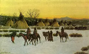 Sioux: Sioux Camp at Wounded Knee