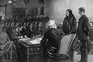 Grievance: Sioux chiefs with Secretary of the Interior John