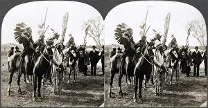 Stereoscope: Sioux, Native American Indians