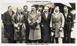 Cobham: Sir Alan John Cobham and staff