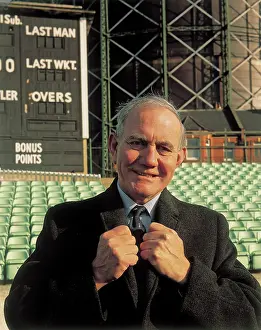 The Tim Mercer Portraiture Collection: Sir Alec Bedser at the Oval