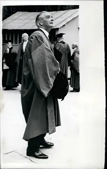Menzies: Sir Anthony Eden at degree ceremony, Oxford University