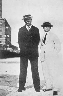Sir Arthur Conan Doyle and Harry Houdini