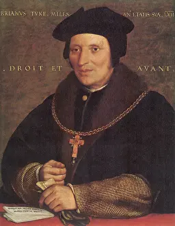 Tuke: Sir Brian Tuke, by Holbein
