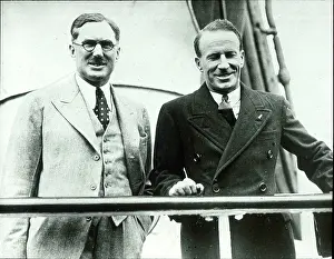 Kingsford: Sir Charles Kingsford Smith right
