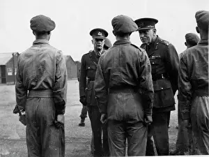 Deverell: Sir Cyril Deverell inspecting troops