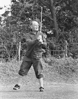 Steuart: Sir Douglas Bader playing golf