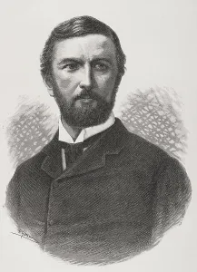 Baronet: Sir Edward B. Malet (1837-1908). Portrait - E. Gimeno