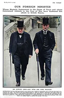 Haldane: Sir Edward Grey & Lord Haldane, outbreak of First World War